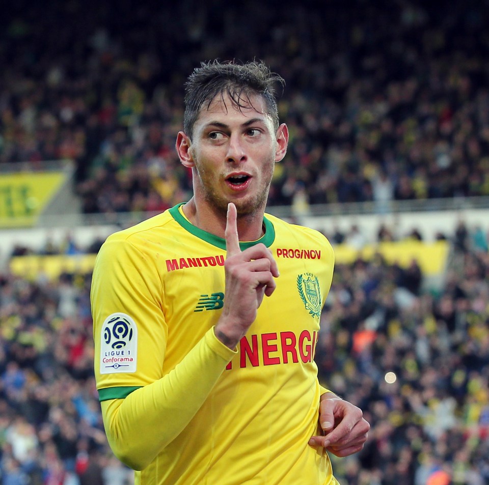 Emiliano Sala died when a plane carrying him to Cardiff from Nantes crashed in the English Channel