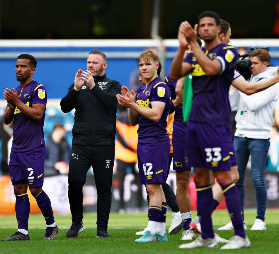 Derby were relegated after having 21 points deducted after going into administration