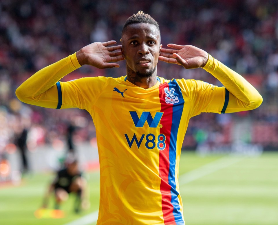 Wilfried Zaha's goal took Palace past the 40-point mark