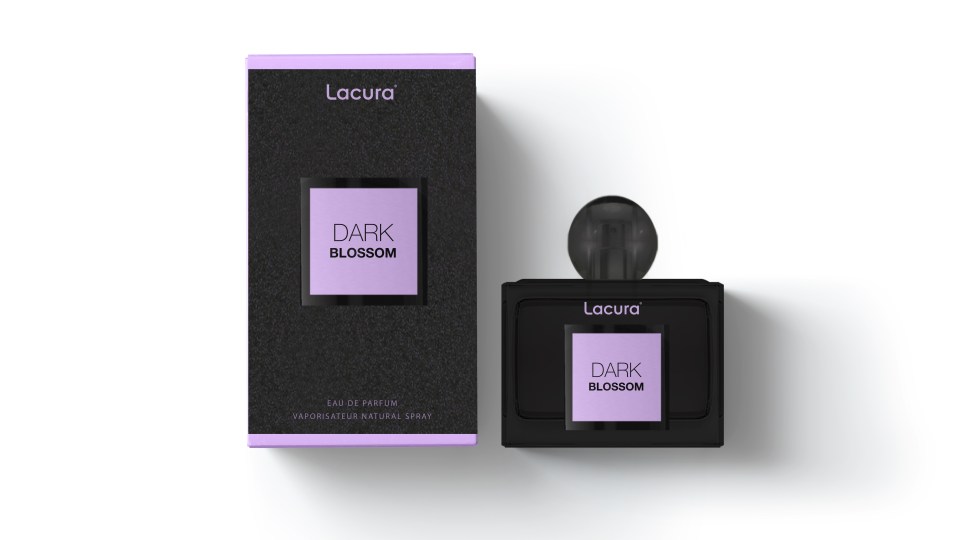 Or try Aldi’s Lacura Dark Blossom fragrance, £5.99 for 100ml