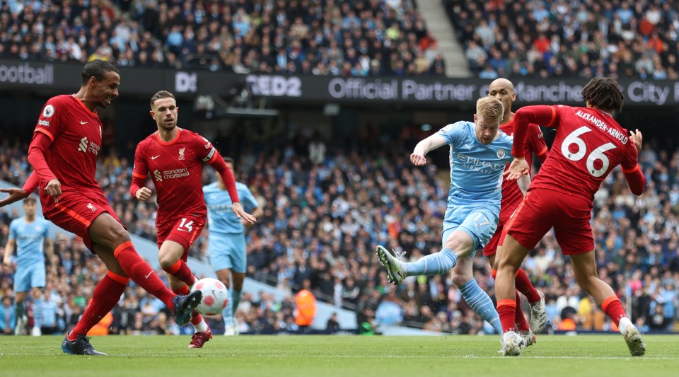 Kevin de Bruyne struck with just five minutes on the clock thanks to a pivotal deflection