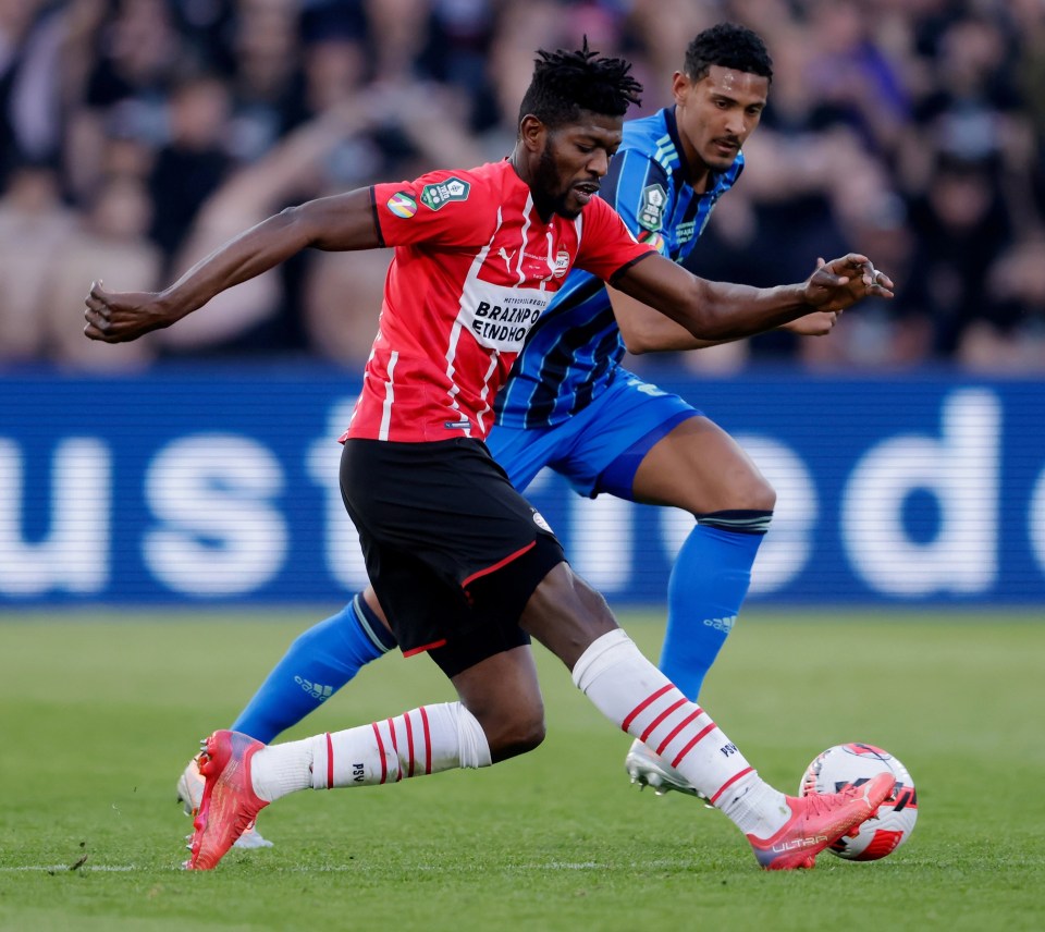 Leicester are lining up a move for PSV star Ibrahim Sangare