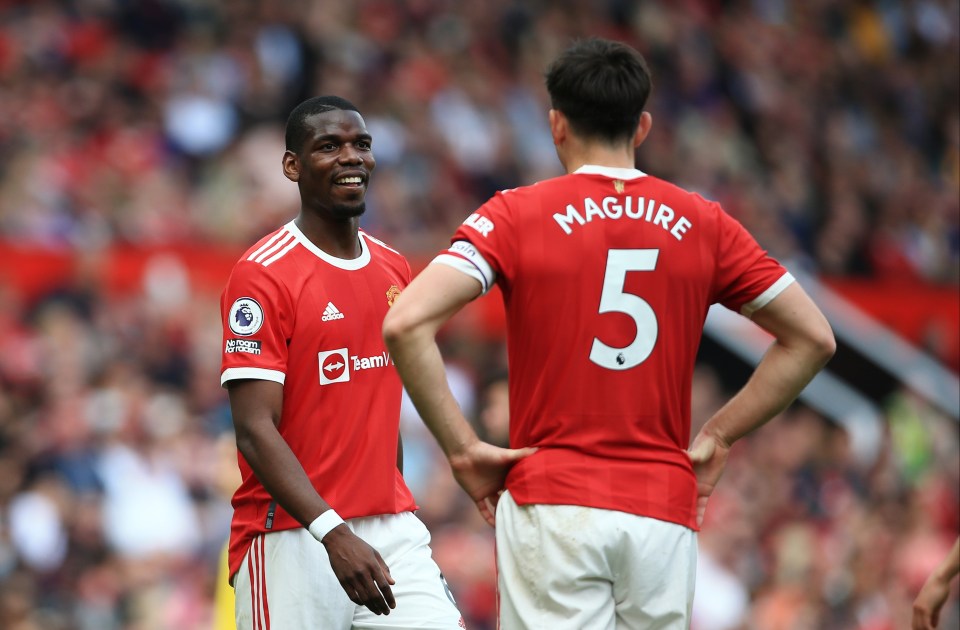 Red Devils duo Paul Pogba and Harry Maguire won't start against Arsenal on Saturday