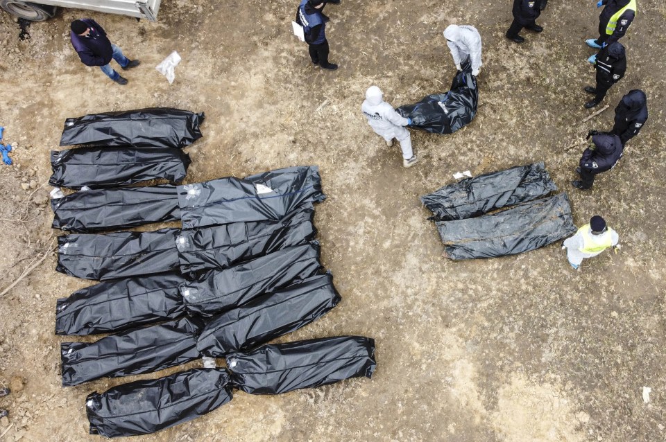 More than 400 bodies have been found in Bucha