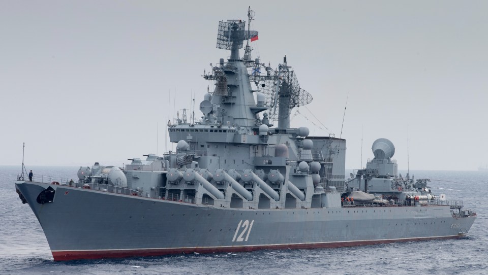 Russia's prized Moskva warship sunk in the Black Sea on Thursday