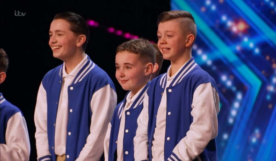 They began to cry as the judges praised them for their 'beautiful' performance