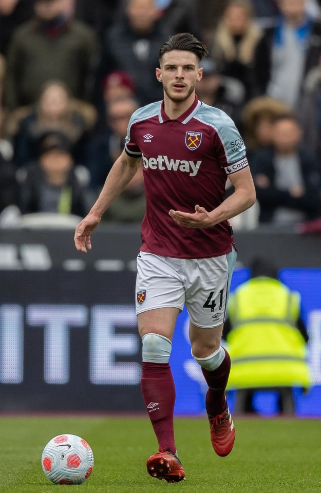 West Ham midfielder Declan Rice is another top target for the Red Devils