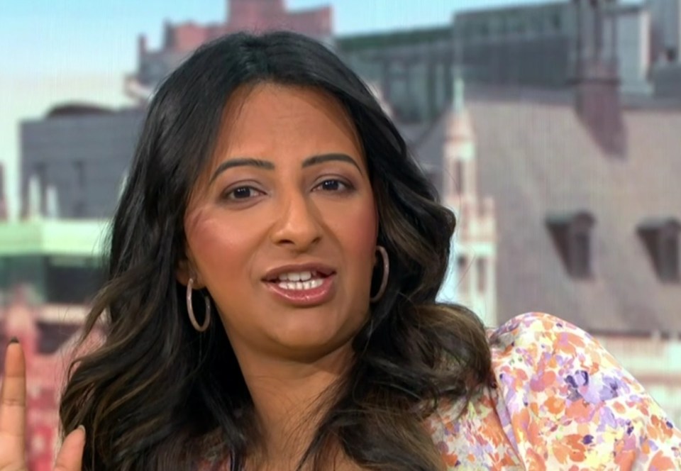 Ranvir didn’t think the dress was appropriate viewing at 7am in the morning