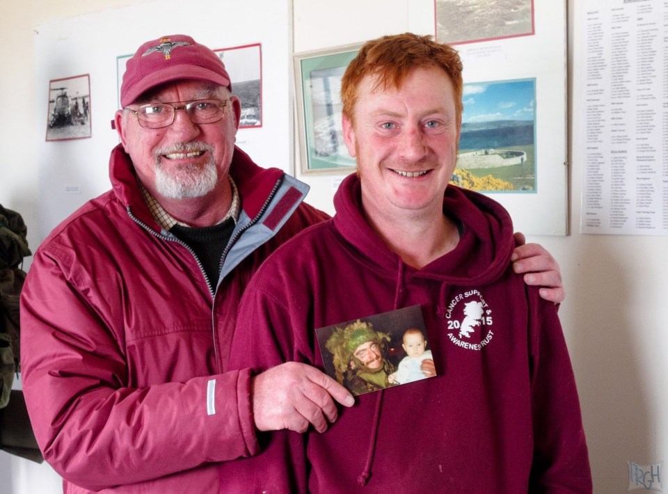 Jimmy and 'baby' Matthew reunited 40 years after the islanders were liberated