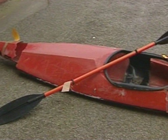 John's kayak was discovered the day after he went missing in March 2002