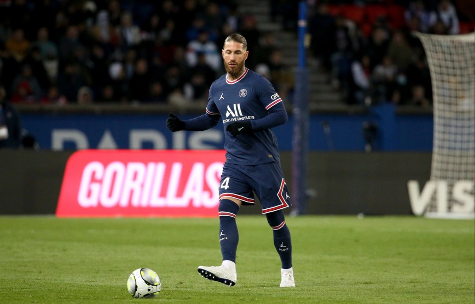 PSG are reportedly prepared to let Sergio Ramos leave in the summer