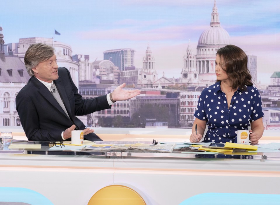 Richard left Susanna holding the fort on GMB last week