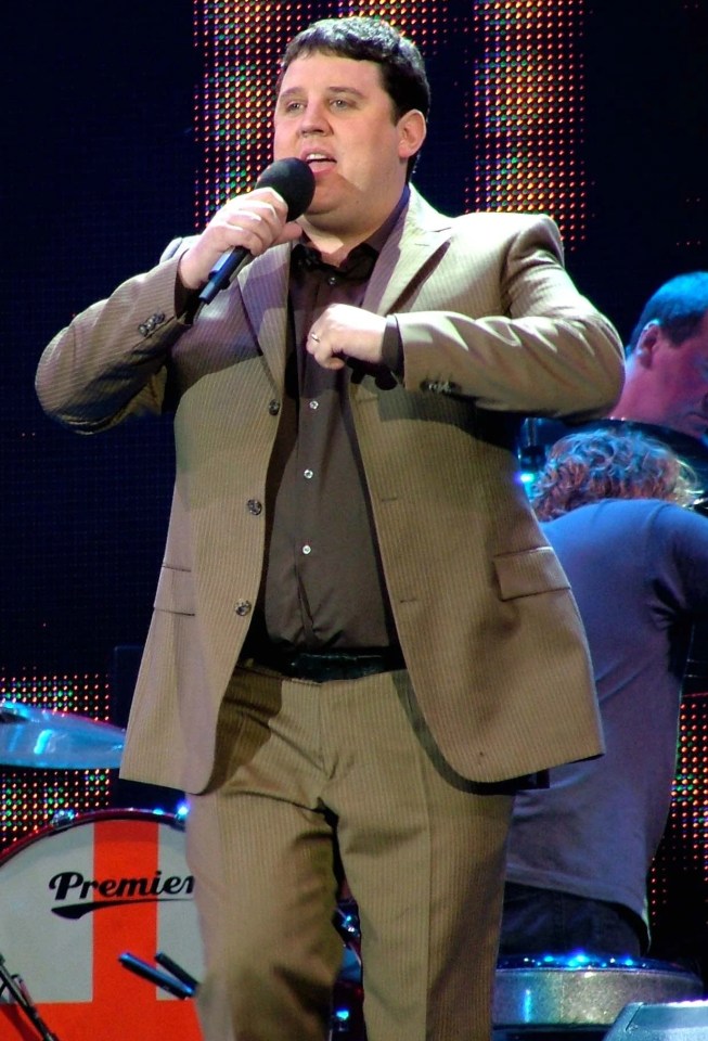 Peter Kay, seen here in an earlier stage appearance, returned last night