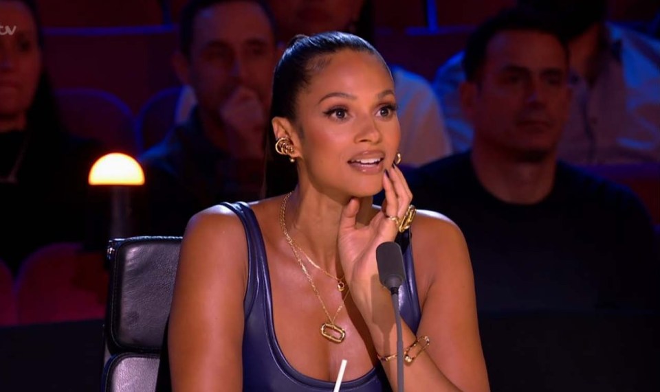 Alesha Dixon was close to tears after the audition