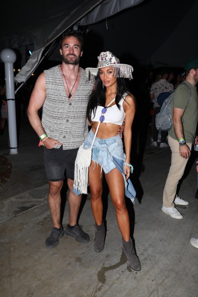 Nicole was joined by boyfriend Thom Evans for the music event