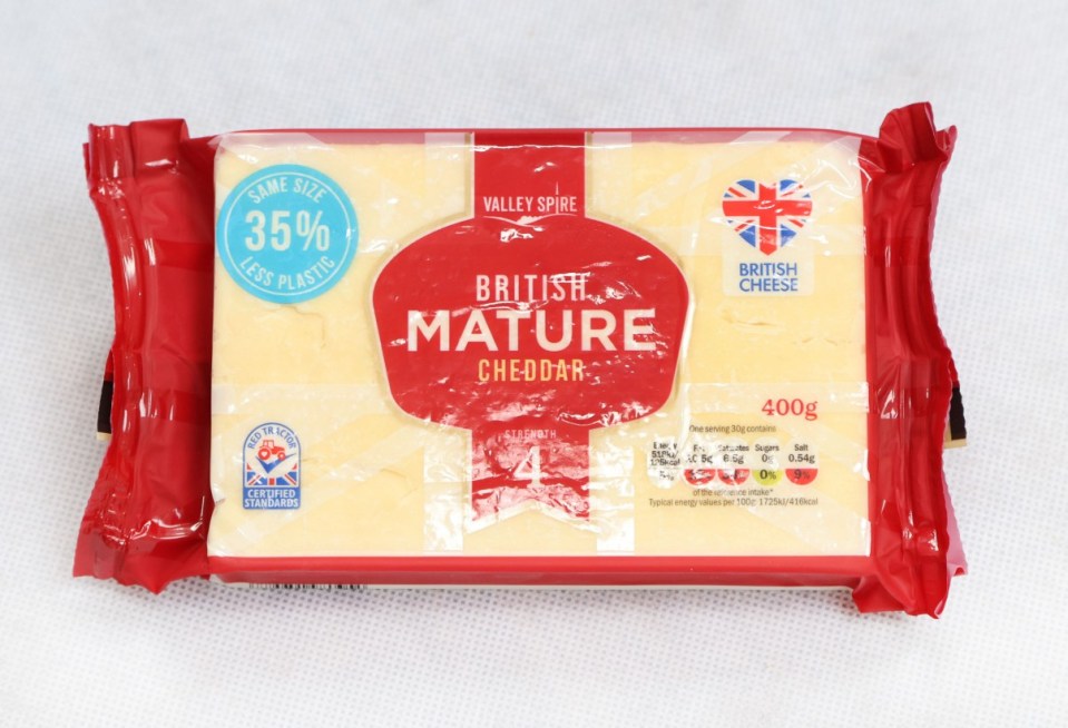 Lidl's own-brand cheddar was one of the cheapest on offer