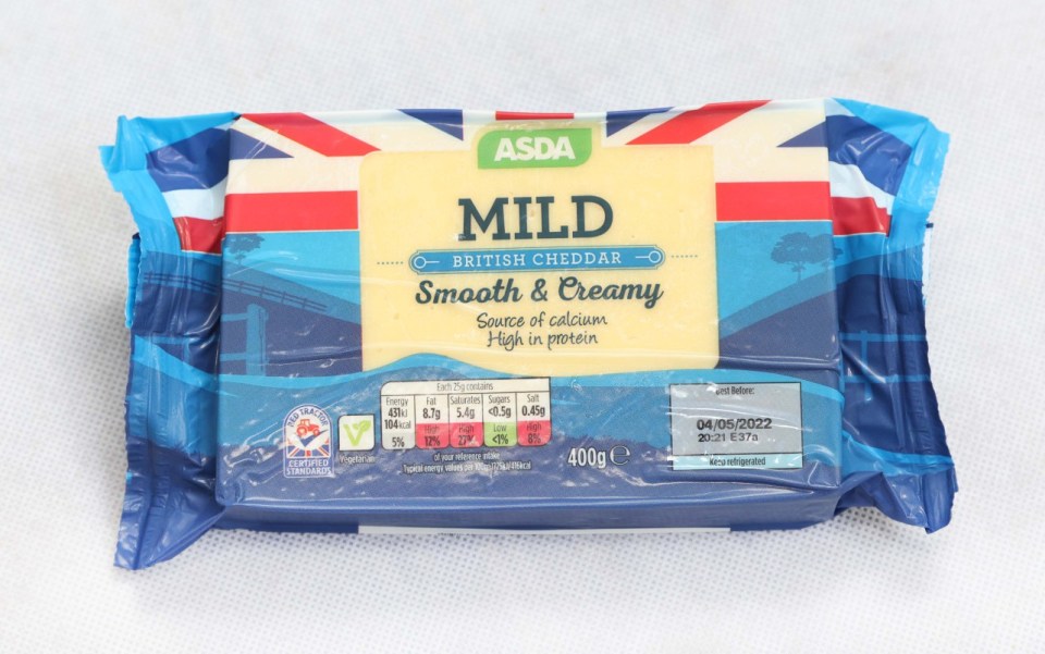 Lynsey was impressed by Asda's own-brand cheddar