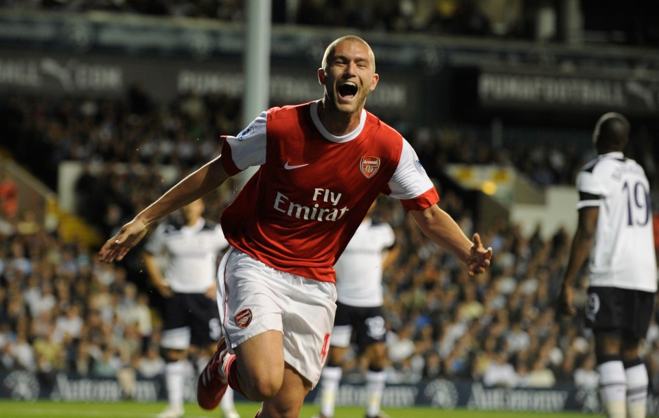 Henri Lansbury made three Premier League appearances at Arsenal