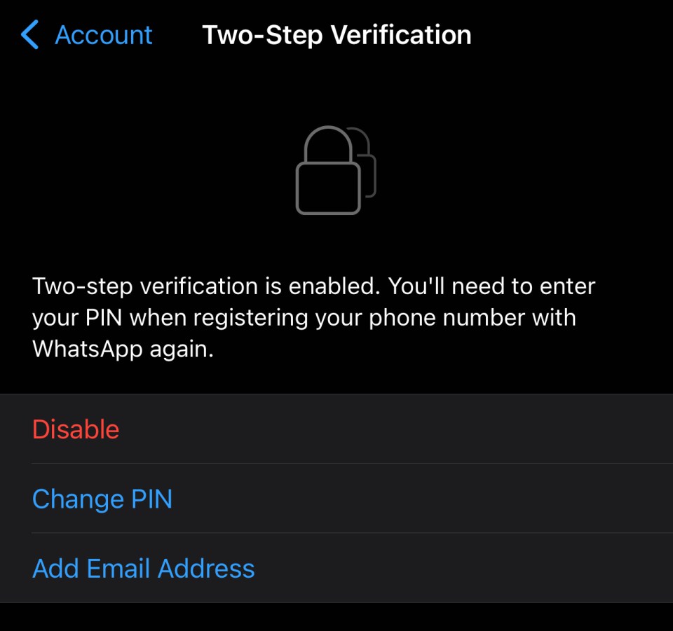 You need to set up two-step verification as soon as possible