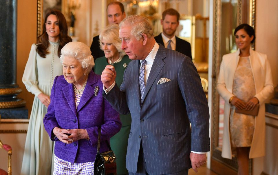 Harry and Meghan met Charles at 10am on Thursday and were then granted an audience with the Queen