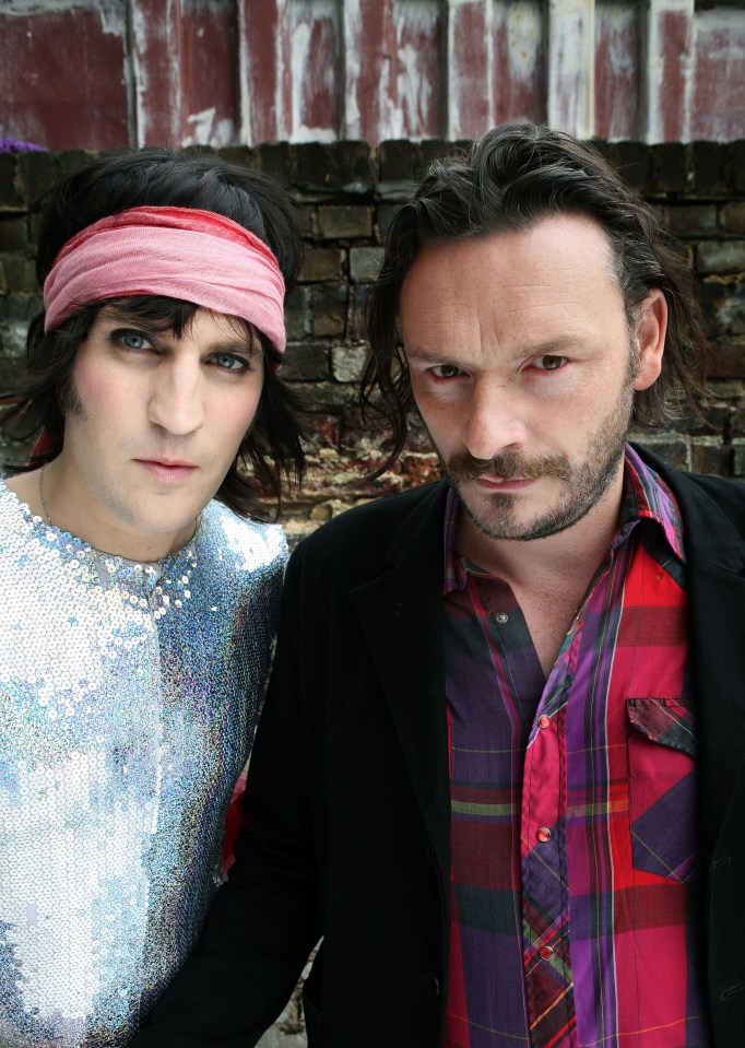 TV comedy duo Julian Barratt and Noel Fielding who are The Mighty Boosh