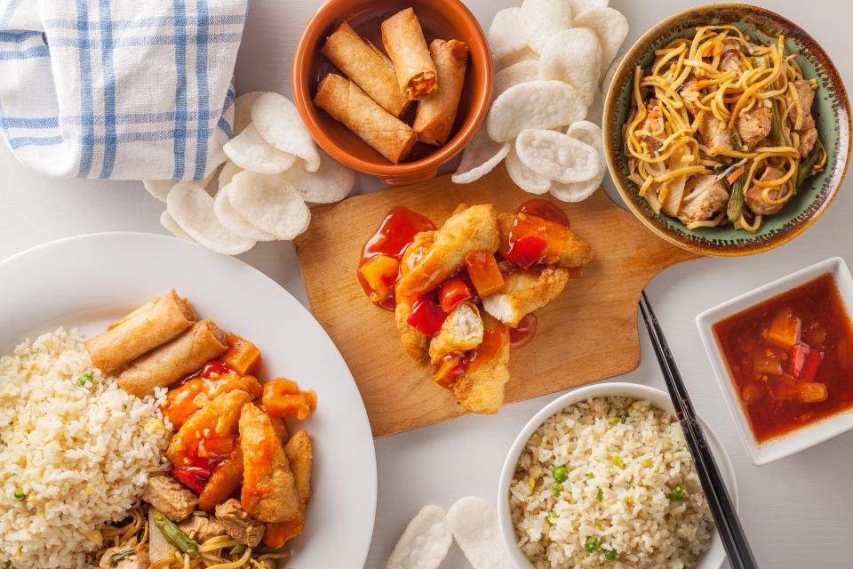 The top takeaway meal is a Chinese but Brits love a pizza too