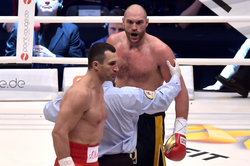 Wladimir Klitschko was beaten by Tyson Fury in 2015