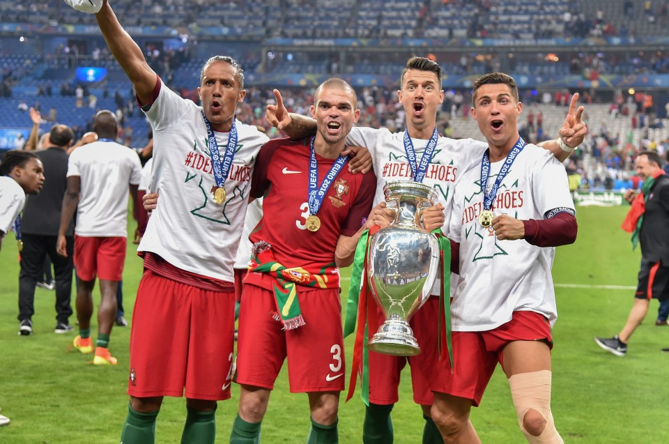 Fonte and Ronaldo were part of the Portugal squad that won Euro 2016