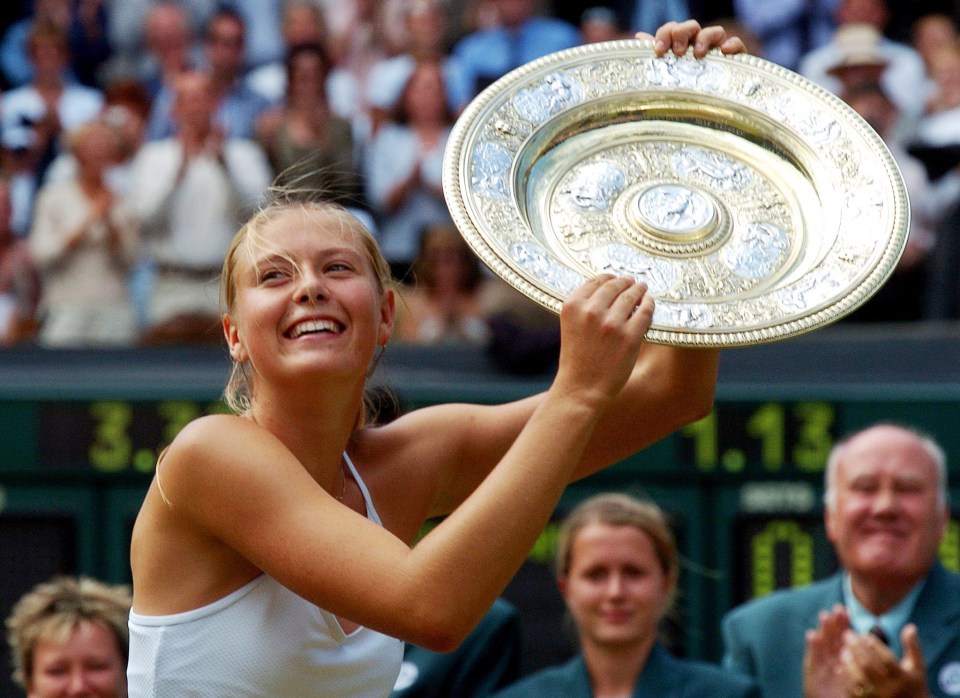 Maria Sharapova is a five-time Grand Slam winner