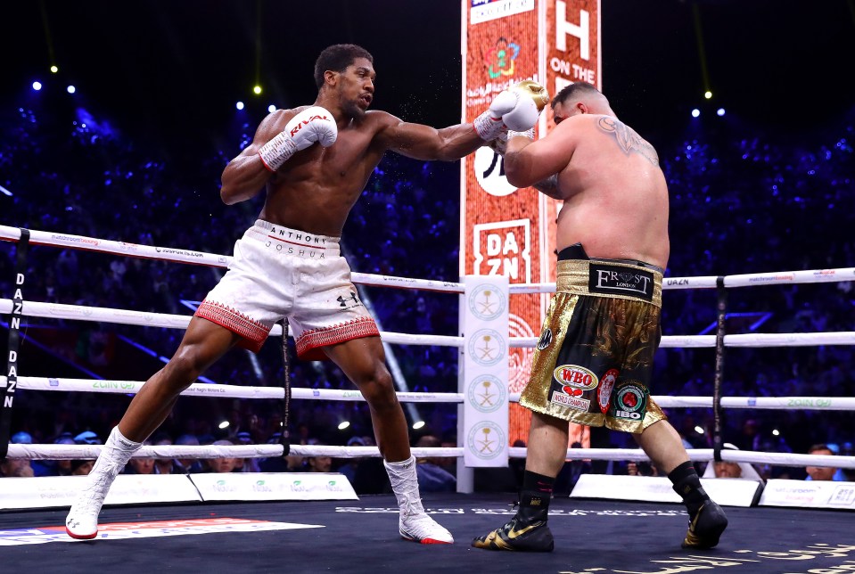 Anthony Joshua beat Andy Ruiz Jr in their Saudi Arabia rematch