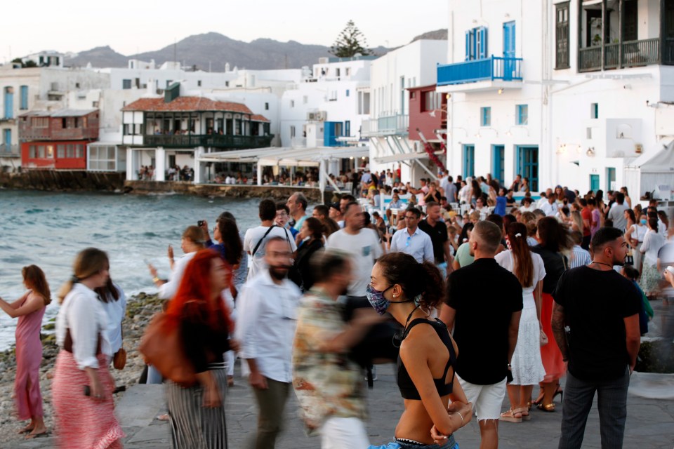 Visitors in Greece will no longer have to wear face coverings when travelling