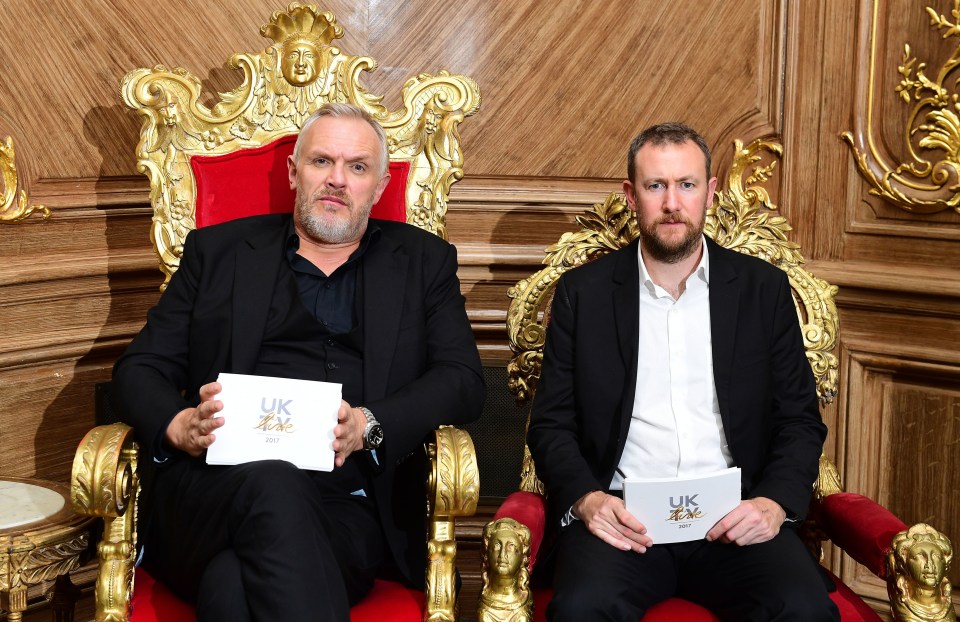 Greg Davies, left, and Alex Horne will host the latest series of the award-winning comedy game show