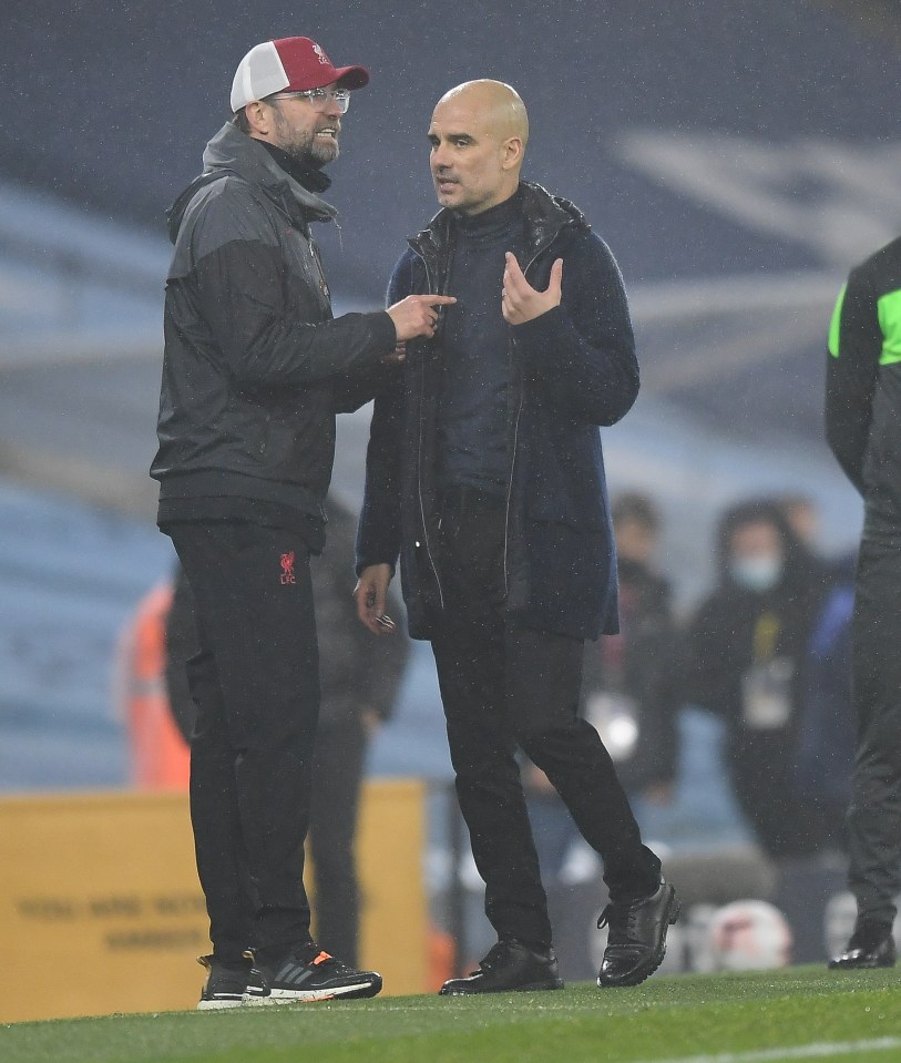 Jurgen Klopp and Pep Guardiola have struck up quite the rivalry