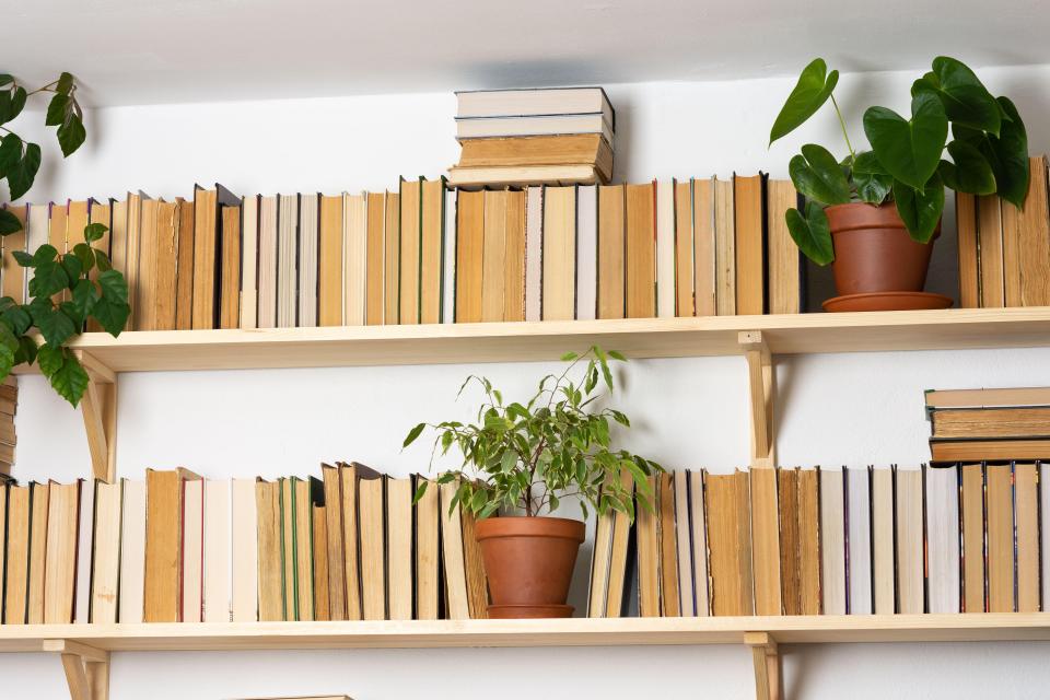 Shelves are a great and simple way to create more space and storage in your home