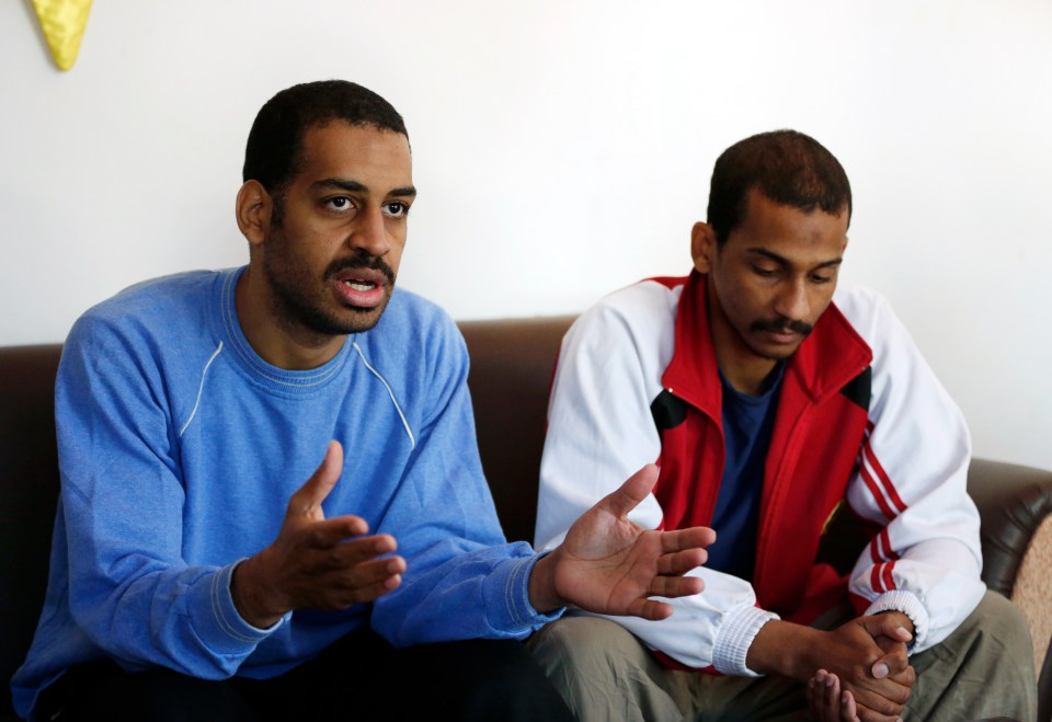 Kotey, left, and co-accomplice El Shafee Elsheikh were charged with the killing of four US hostages