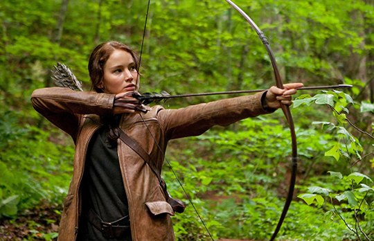 Jennifer Lawrence stars as Katniss Everdeen in Mockingjay Part 1