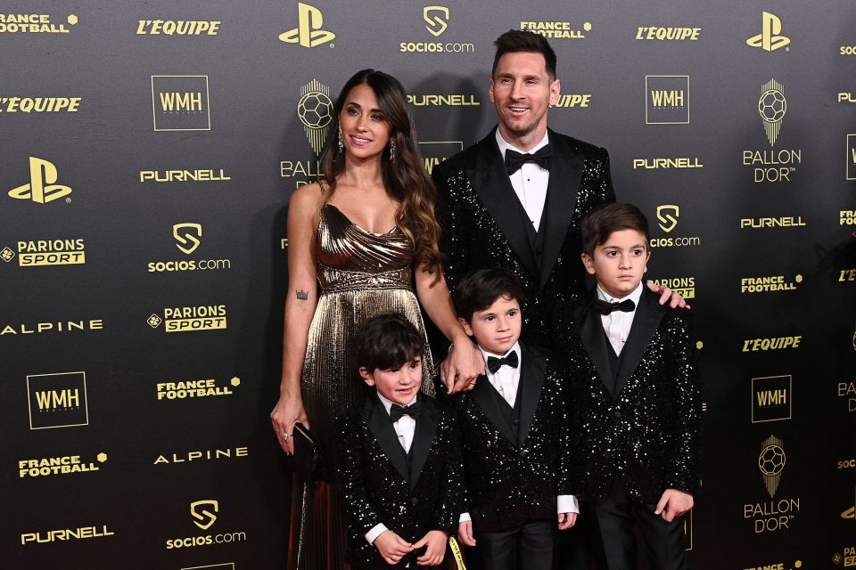 Roccuzzo had to tell her husband to "Let the kids win"