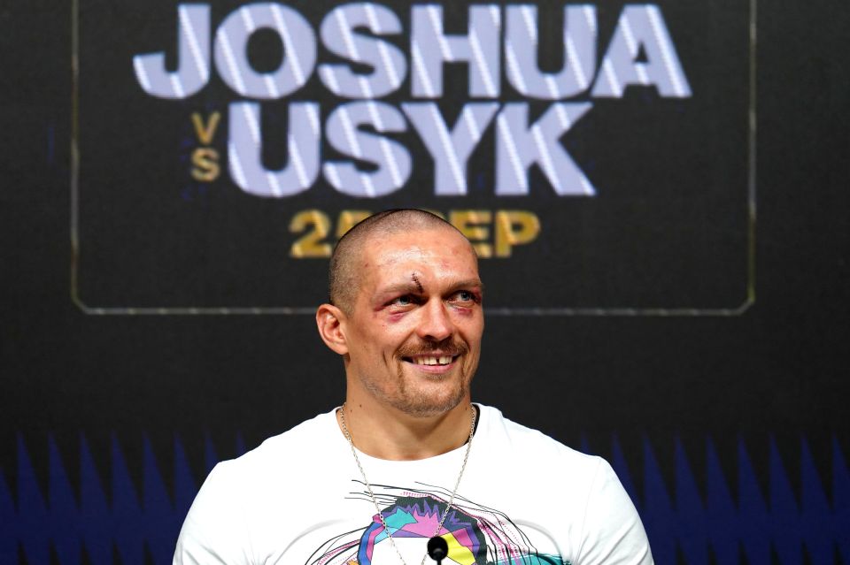 Oleksandr Usyk dropped significant weight after Russia's unjust invasion of Ukraine