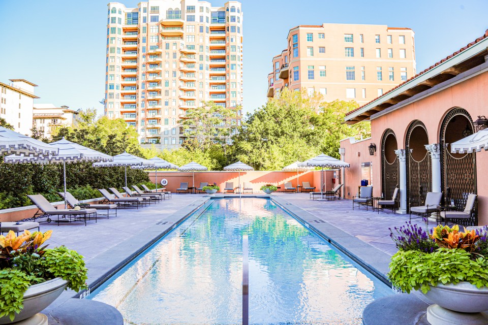 The pool at the fabled Mansion, Rosewood Hotels and Resorts’