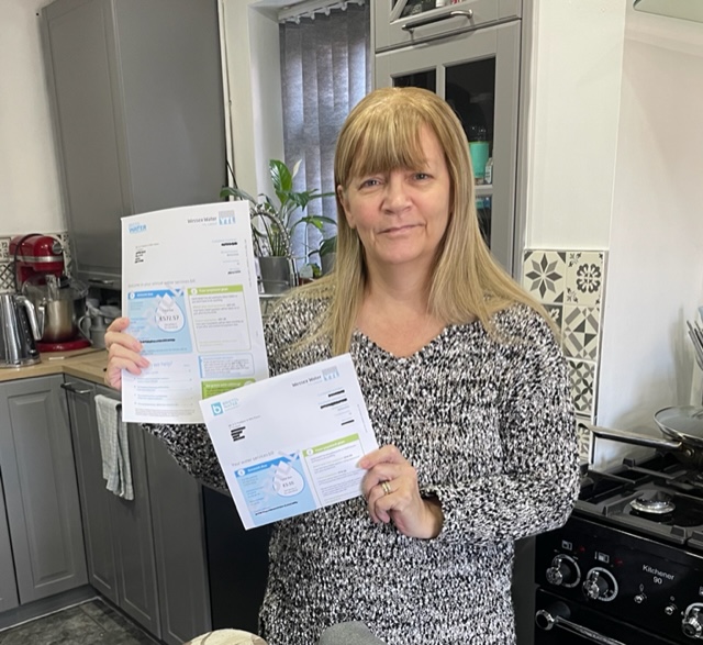 Karen Hudson halved her water bills simply by getting a smart meter installed