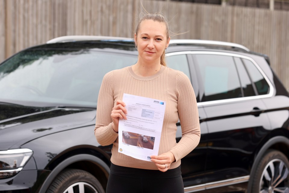 Charlotte Balfe was slapped with an £80 fine after accidentally driving through Heathrow Airport's drop-off zone