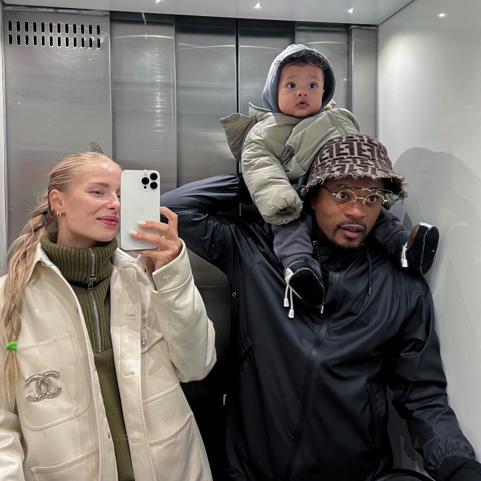 Last year Evra and Margaux welcomed baby boy Lilas into the world