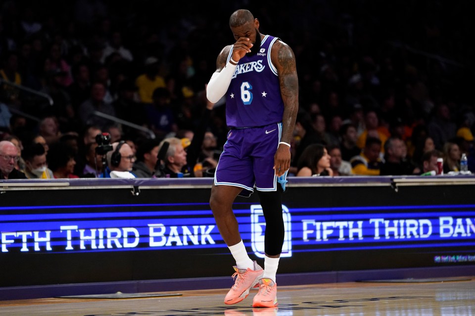 LeBron James and the Los Angeles Lakers will not be in the playoffs this summer