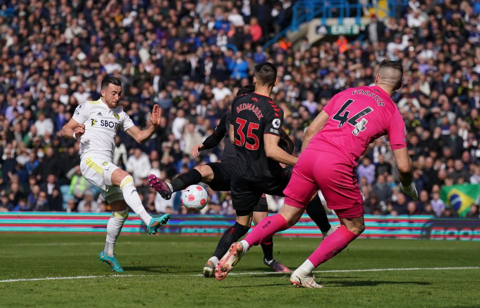 Jack Harrison opened the scoring for Leeds