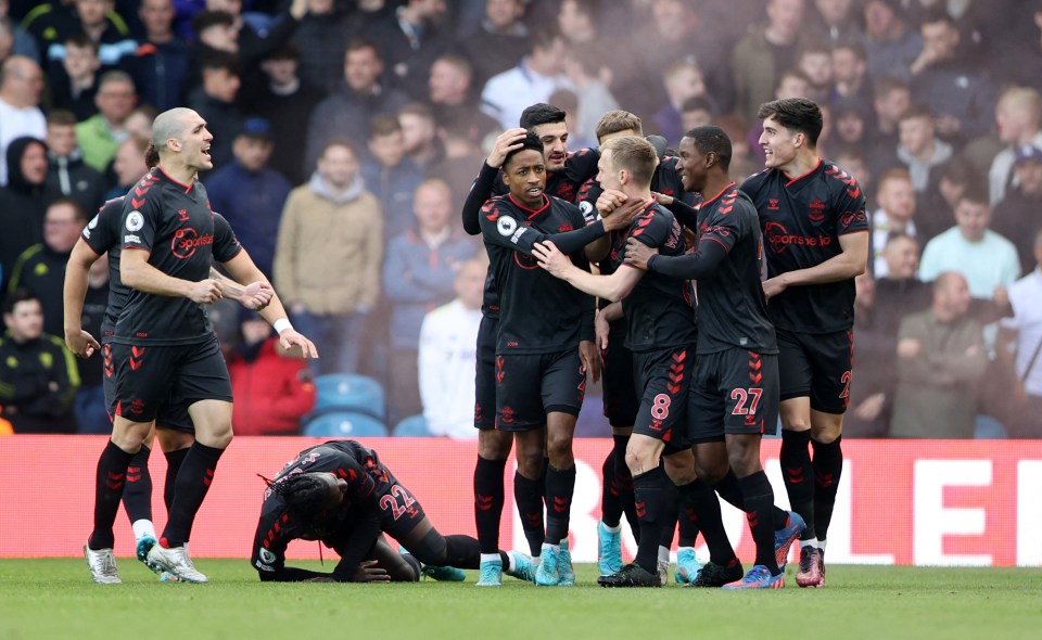 Southampton celebrate their leveller