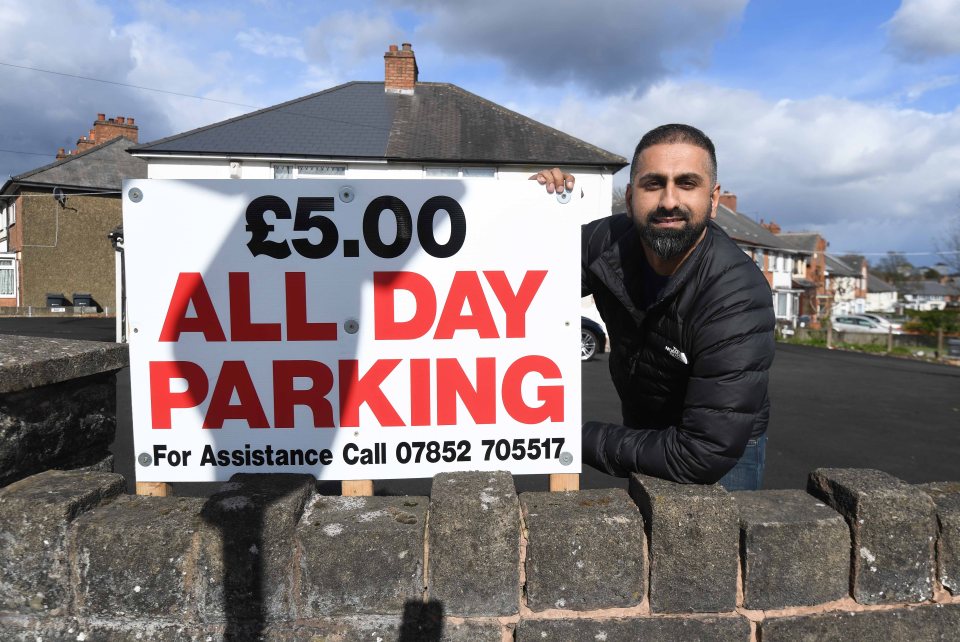 The 33-year-old charges £5 for all-day parking - a monstrous saving on the absurd £10.20 demanded by Heartlands Hospital for a 24-hour stay