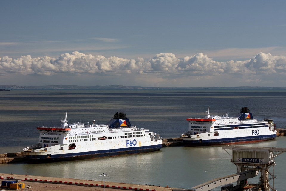 The suspension of P&O ferries has seen two hour queues this morning