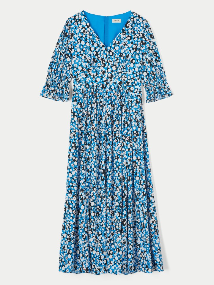 Jigsaw’s shadow ditsy tea dress for £165