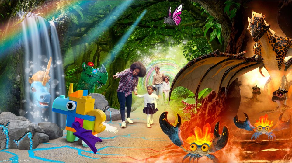 The walk through attraction will feature magical creatures and open on April 30