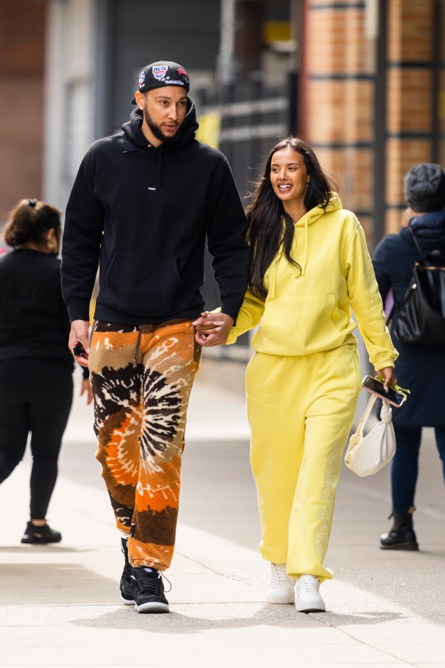 Nets star Ben Simmons – pictured with girlfriend Maya Jama – has not played a game this season, but could return for the playoffs